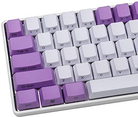 Ywzhushengmaoyi Fai da te keycap 61 ANSI Keyset Profilo Spesso PBT keycap set adatto for interruttori di gioco Tastiera meccanica GK61 personalità keycap (Color : Kit 3 Side print)