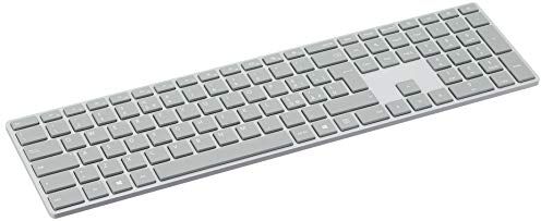 Microsoft WS2-00010 Surface Tastiera di Design, Layout Italiano QWERTY, Connessione Bluetooth, Platinum