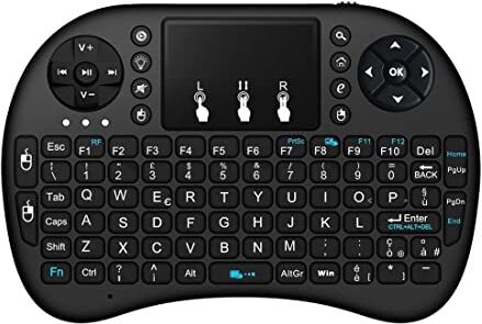 Generic Deals Mini tastiera per Smart TV Mini PC HTPC Console Computer Mini Keyboard