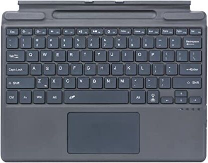 LiLiTok Surface Pro 8 Tastiera, Tasti Cover Compatibile per Microsoft Surface Pro 8 2021/Pro X 13" Tastiera Bluetooth Qwerty Layout (inglese) (Grigio)