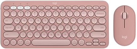 Logitech Pebble 2 Combo Layout Internazionale QWERTY, Rosa