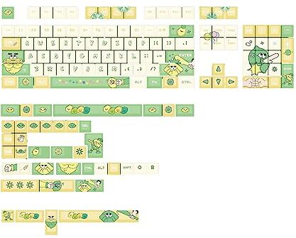 Christol Tappi per tasti Tastiere PBT Sublimato Keycap Tastiere Meccaniche Profilo MDA Keycaps per 68/75/87/104/108 Tastiere Keycaps