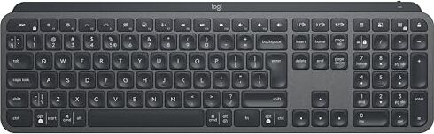 Logitech MX Keys for Business tastiera wireless retroilluminata, Layout Tedesco QWERTZ Grigio