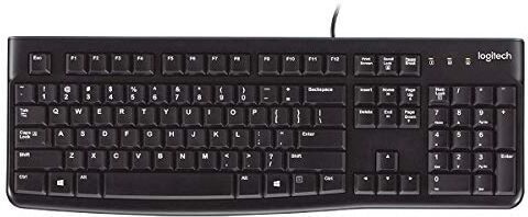 Logitech K120 tastiera USB QWERTY US International Nero