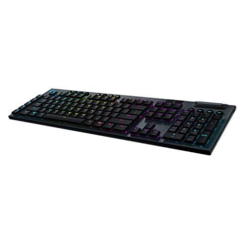 Logitech compatible G915 LIGHTSPEED Wireless RGB Mechanical Gaming Keyboard – GL Clicky CARBON PAN NORDIC