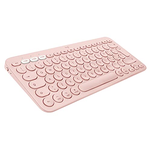 Logitech K380 for Mac Multi-Device Bluetooth Keyboard TECLADO QWERTY INGLÃ‰S Rosa