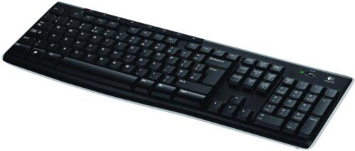 Logitech K270 Tastiera Wireless per Windows, Layout Inglese QWERTY Nero