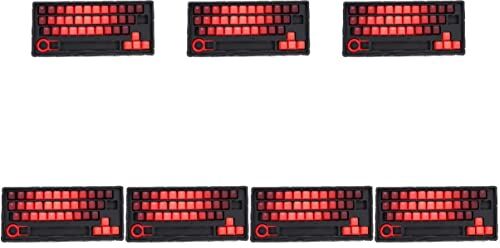 Generic 7 Set Keycap Kit Copritasti Protezione Della Tastiera Copritasti Della Tastiera Meccanica Tasti Della Tastiera Chic Kit Di Ornamenti Pbt Parola Attraverso Estrattore