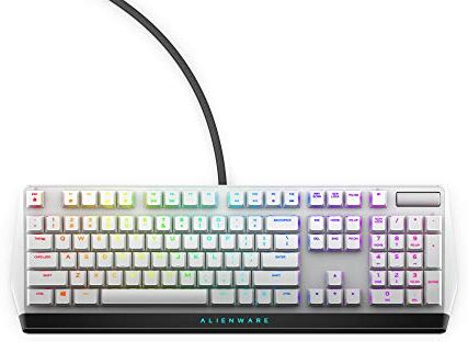 Alienware Dell  Mechanical Gaming keyboard. Wired. Keyboard layout EN. USB. Black/Silver. English