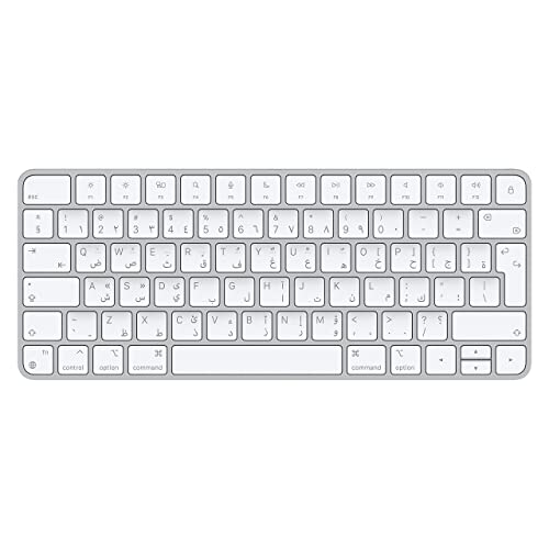Apple Magic Keyboard: Bluetooth, ricaricabile. Compatibile con Mac, iPad o iPhone; Arabo, argento