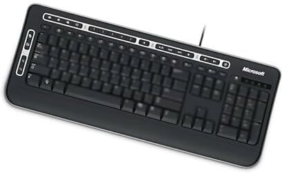 Microsoft Tastiera PC Digital Media 3000 1343 QWERTY Spagnolo USB Nero