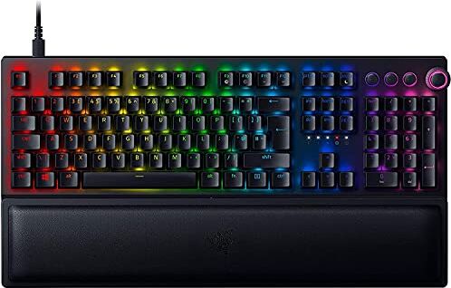 Razer BlackWidow V3 Pro Tastiera da gioco meccanica wireless, con switch verde (layout UK)