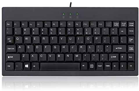 ADESSO AKB-110B tastiera USB + PS/2 QWERTY Nero