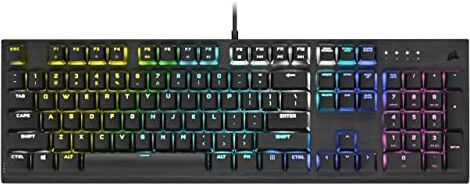 Corsair K60 RGB PRO LOW PROFILE Tastiera Meccanica da Gioco Cablata Interruttori CHERRY MX a Basso Profilo SPEED Telaio in Alluminio Compatibile con iCUE QWERTY IT PC, Mac, Xbox Nero