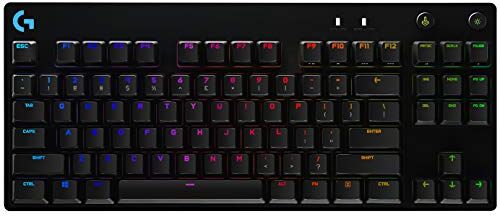 Logitech PRO tastiera USB QWERTZ Tedesco Nero G PRO, Standard, USB, Meccanico, QWERTZ, LED RGB, Nero