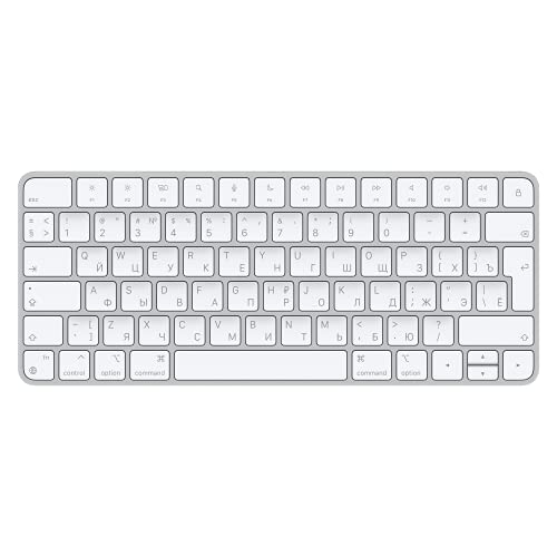 Apple Magic Keyboard: Bluetooth, ricaricabile. Compatibile con Mac, iPad o iPhone; Russo, argento