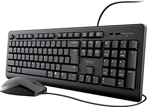 Trust Primo Set di mouse per tastiera, layout AZERTY belga