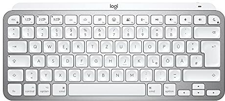 Logitech MXKEYS MINI F. MAC WRLS ILLUM. GRIGIO PALE DEU CENTRALE