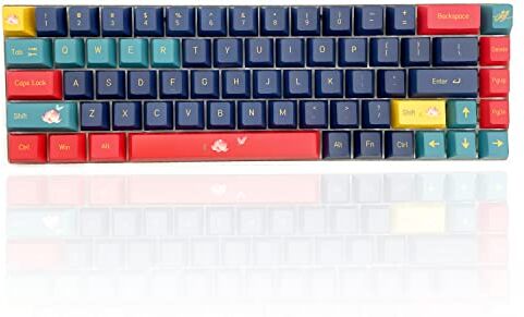 kutethy 135 tasti PBT Keycaps Cherry Dye processo di sublimazione Olio Free Lotus Theme per 61/64/68/84/87/96/98/104/108 Keycaps Tastiera meccanica