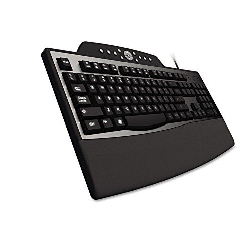 Kensington Pro Fit Wired Comfort Keyboard tastiera USB + PS/2 Nero