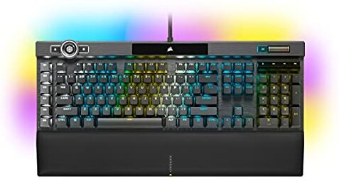 Corsair TECLADO (ALEMAN) K100 RGB OPTISCH-MECHANISCH OPX BLACK