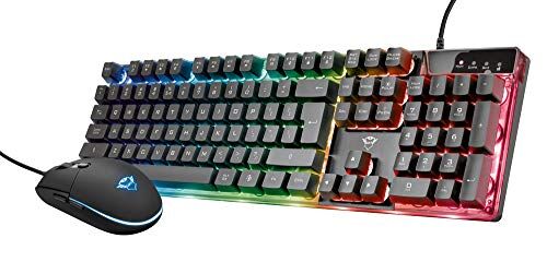 Trust GXT 838 Azor Gaming Combo teclado USB QWERTY Portugués Negro