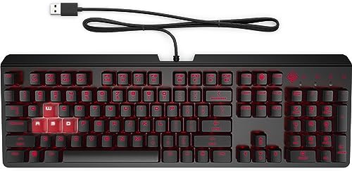 HP OMEN Encoder Tastatur Nero (6YW76AA#ABD) Red Cherry Keys