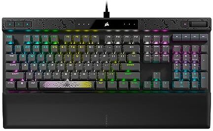 Corsair K70 MAX RGB Tastiera da Gioco Cablata Magnetico-Meccanica Interruttori MGX Regolabili Keycaps PBT a Doppio Scatto Compatibile con iCUE PC, PS5, PS4, Xbox QWERTY IT Grigio Acciaio