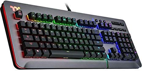 Thermaltake Level 20 RGB Cherry MX Silver Switch – Space Gray Edition – QWERTZ – Layout DE