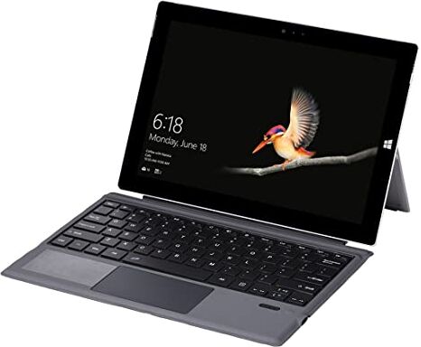 N//B Tastiera da gioco adatta per Microsoft Surface Pro 3/4/5/6/7 Wireless Tablet Bluetooth 3.0 Tablet Keyboard Tastiera da gioco per laptop