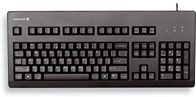 CHERRY G80-3000, Layout per l'Unione Europea, Tastiera QWERTY, Tastiera Con Filo, Tastiera Meccanica, Interruttori  MX BLACK, Nero