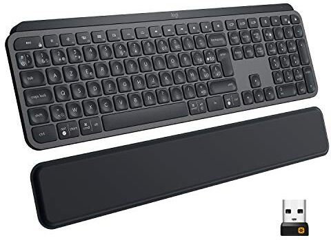 Logitech MX Keys Tastiera, Layout ‎Francese Azerty, Grigio