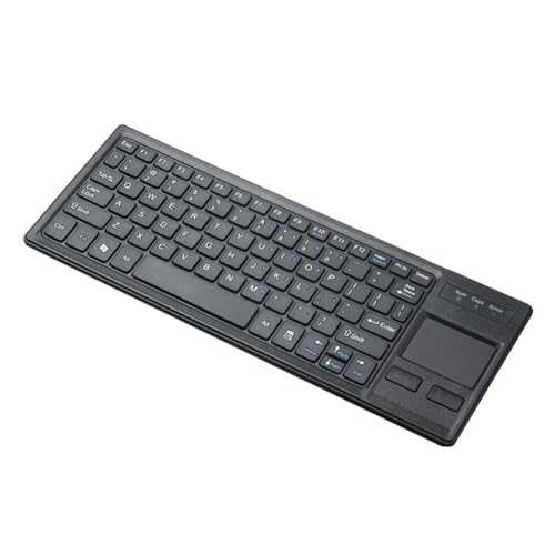 JUFUM Ultra Sottile Mini Compatto Touch Tastiera HUB Funzione Wired Touch Keyboard 80 Tasti Touch Keyboard