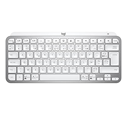 Logitech MXKEYS MINI WRLS ILLUMINATO KB GRIGIO PALE FRA CENTRALE