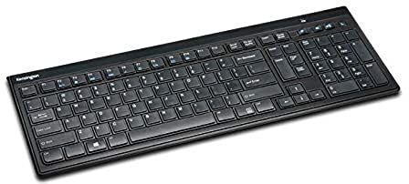 Kensington TECLADO (ALEMAN) INALÁMBRICO Plano Advance Fit, Negro