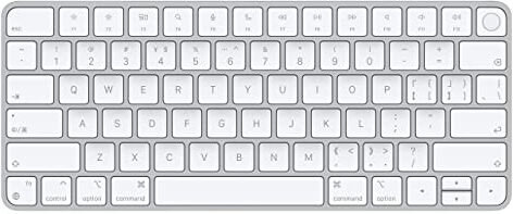 Apple Magic Keyboard con Touch ID: Bluetooth, ricaricabile. Compatibile con i computer Mac con chip Cinese (Pinyin), tasti bianchi