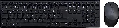 Dell Keyboard  WL KM5221W Pro Wireless, Set tastiera e mouse, Tedesco (QWERTZ), Nero