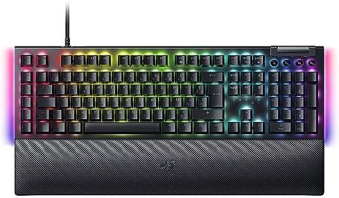 Razer BlackWidow V4 Tastiera Gaming Meccanica Chroma RGB (Switch Meccanici Verdi, 6 Tasti Macro Dedicati, Tasti ABS a Doppia Iniezione) FR-Layout   Nero