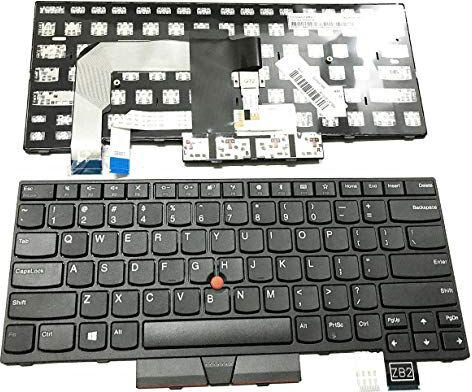 Tastiera di Ricambio Del Computer Portatile Per Lenovo ThinkPad T470 T480 Laptop Nessuna Retroilluminazione (non Adatta T470s T470p T480s T480p), Nero