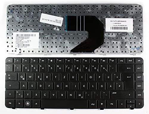 Power4Laptops Keyboards4Laptops Tedesco Nero Tastiera sostitutiva per portatili compatibile con Compaq Presario CQ43