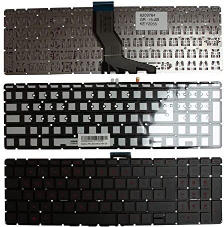 Power4Laptops Keyboards4Laptops Tedesco Retroilluminato Nero Windows 8 Tastiera Sostitutiva per Portatili Compatibile con HP Pavilion 15-ab217TU