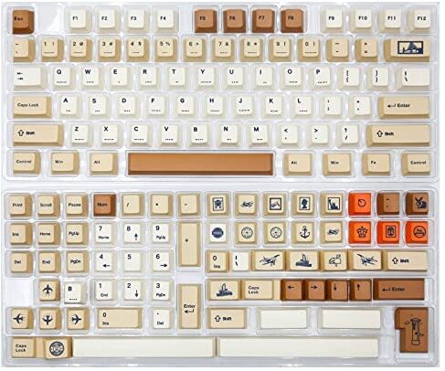 Generic 143 Tasti Personalizzati Retro Francobolli Key Cap PBT Dye Subbed Keycap Cherry Profilo Copertura Chiave per Tastiera Meccanica retrò keycaps pbt