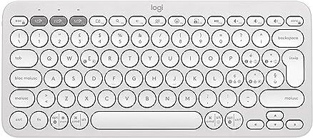 Logitech Pebble Keys 2 K380s QWERTY Pan Nordic Layout, White