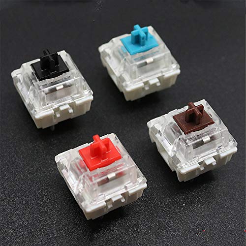 Tanbingbing Per CIY Sockets SMD Tastiera Meccanica Coperchio Keycap 3pin Sottile 100PCS (red)