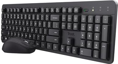 Trust ODY II Set tastiera e mouse olandese QWERTY layout senza fili