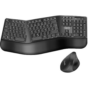 Logilink Set di mouse ergonomico con tastiera divisa (con 13 tasti multimediali) Logilink Set di mouse ergonomico con tastiera divisa (con 13 tasti multimediali)
