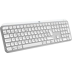 Logitech MX Keys S Grigio chiaro, QWERTY Layout Spagnolo QWERTY Logitech MX Keys S Grigio chiaro, QWERTY Layout Spagnolo QWERTY