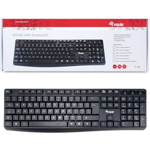 Equip Tastiera USB cablata 245215, layout US/International (QWERTY) Equip Tastiera USB cablata 245215, layout US/International (QWERTY)