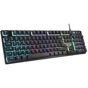 THE G-LAB Keyz Caesium TKL Tastiera Gamer cablata USB, 87 tasti QWERTY, multicolore con retroilluminazione LED, compatta, senza tastierino numerico per PC/PS4/PS5 Bianco THE G-LAB Keyz Caesium TKL Tastiera Gamer cablata USB, 87 tasti QWERTY, multicolore con retroilluminazione LED, compatta, senza tastierino numerico per PC/PS4/PS5 Bianco