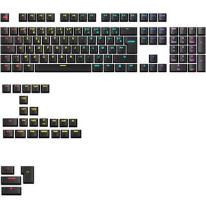 GLORIOUS Gaming Tasti retroilluminati GPBT (neri) simboli traslucidi, per tastiere gaming meccaniche personalizzate 100%,75% 65% 60%,ANSI, ISO, Windows e macOS, Layout AZERTY francese GLORIOUS Gaming Tasti retroilluminati GPBT (neri) simboli traslucidi, per tastiere gaming meccaniche personalizzate 100%,75% 65% 60%,ANSI, ISO, Windows e macOS, Layout AZERTY francese